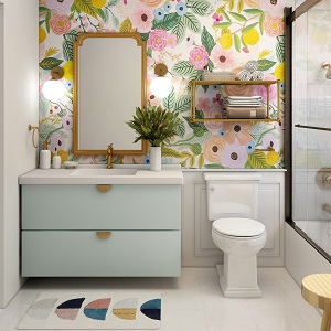 Цветная и яркая ванная комната: как преобразить санузел в Куйбышеве - kujbyshev.mebel54.com | фото