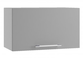 Корато ПГФ 600 шкаф верхний горизонтальный с фрезеровкой (Кварц черный/корпус Серый) в Куйбышеве - kujbyshev.mebel54.com | фото