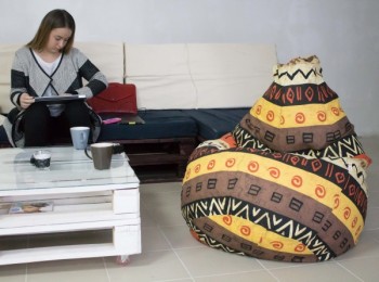 Кресло-груша Большое-Африка в Куйбышеве - kujbyshev.mebel54.com | фото