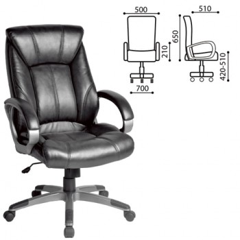 Кресло офисное BRABIX Maestro EX-506 (черный) в Куйбышеве - kujbyshev.mebel54.com | фото
