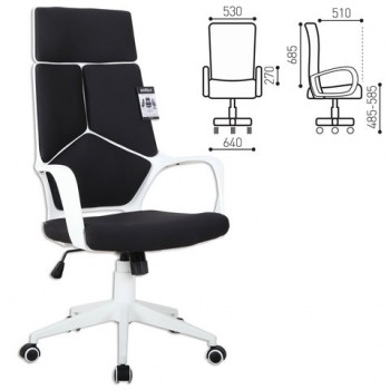 Кресло офисное BRABIX Prime EX-515 (черная ткань) в Куйбышеве - kujbyshev.mebel54.com | фото
