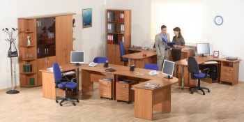 Мебель для персонала Альфа 61 Ольха в Куйбышеве - kujbyshev.mebel54.com | фото