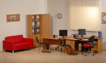 Мебель для персонала Рубин 42 Светлый миланский орех в Куйбышеве - kujbyshev.mebel54.com | фото