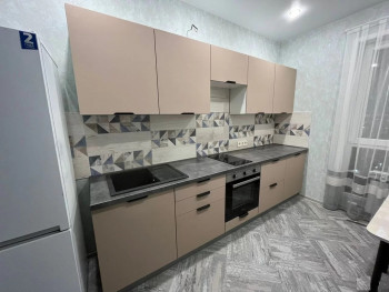 Модульная кухня Норд 2,5 м (Софт какао/Белый) в Куйбышеве - kujbyshev.mebel54.com | фото