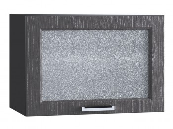 Шкаф верхний горизонтальный со стеклом 609, ШВГС 609 (Клен серый/корпус венге) в Куйбышеве - kujbyshev.mebel54.com | фото